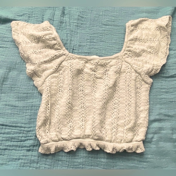 Cute knit crop top by Freshman 1996 - Picture 1 of 8